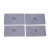 Elettrodi Adesivi rettangolari 50x90 mm a bottone(4 p)